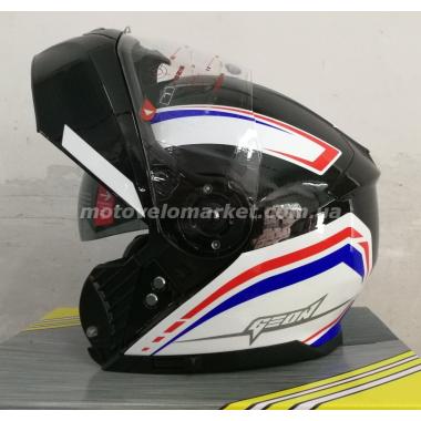 Мотошлем GEON 950 Adventure (модуляр) с очками Blue/Black